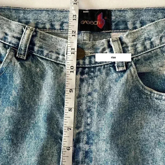 Vintage Sasson Acid Wash Jeans Womens 10 High Waisted Tapered Leg Preppy 80s Mom - Picture 15 of 16
